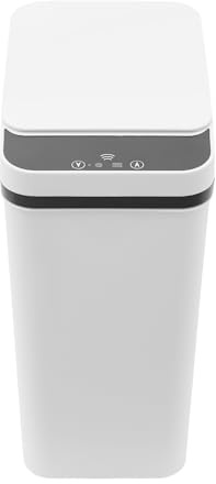 Endingfuny Poubelle automatique avec capteur - 8 l - Sans contact - Avec couvercle - Silencieux et étanche - Pour cuisine, bureau, salon, salle de bain