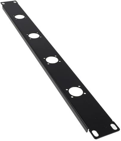 EPIGEIST Klappbares 1u 4-loch Audio Rack Patchpanel Xlr Kabelorganisator Für Studio Und Schrankmontage
