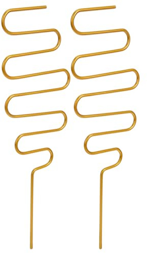 Toddmomy 2 Stück Gartenspaliere aus Eisen 34x10cm Stabile Rankhilfen für Kletterpflanzen Pflanzenstützen für Terrasse und Garten