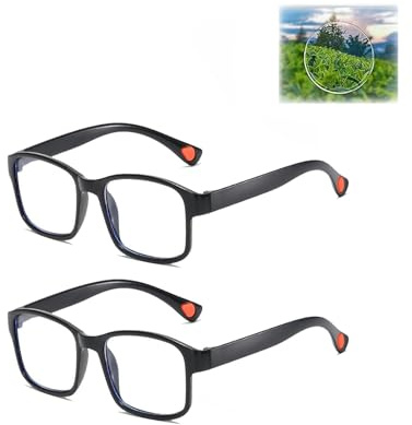 Brille Die Sich Automatisch Der Sehstärke Anpasst, Intelligente Zoom Brillen Automatischer Fokussierung,Autofokus Brille mit Selbsteinstellung,Adaptive Blaulichtschutz Fokus Autozoom Lesebrille (A2)