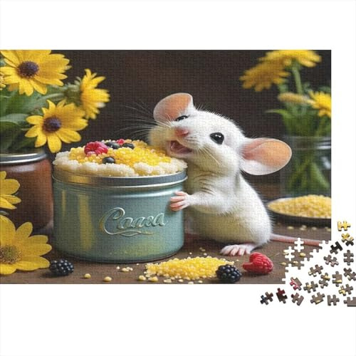 Maus Blume Dessert 1000 Teile Puzzle Für Erwachsene Geschenkidee