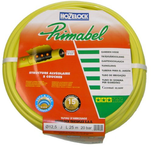 Triocflex Wasserschlauch Primabel, 1/2 Zoll, 25 m Rolle, gelb