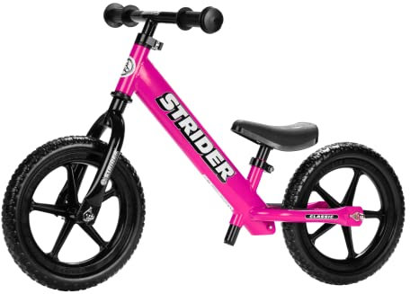 Strider - 12 Classic Balance Bike, von 18 Monaten bis zu 3 Jahren, rosa