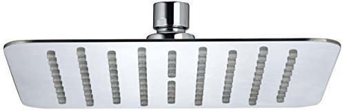 Bristan FH SLSQ01 C 200 mm Slimline Square Fixed Head - Chrome Plated, Rose