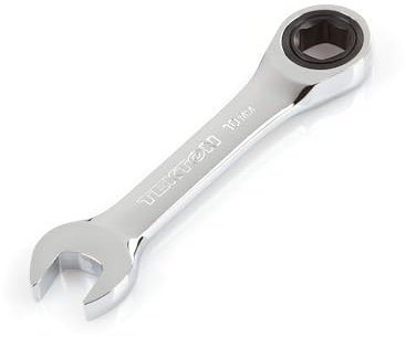 TEKTON WRN50110 - Llave combinada de trinquete rechoncha, 10 mm