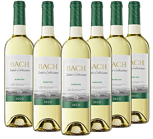 BACH Viña Extrísima - Vino Blanco Seco - Caja 6 botellas 0,75 L