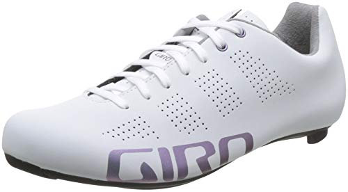 Giro Damen Empire Road Radsportschuhe-Rennrad, Mehrfarbig (White Reflective 000), 39.5 EU