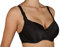 Selene Reggiseno Donna Imbottito con Coppa Morbida e Ferretto Coppa Art. Alicia (6, Nero)