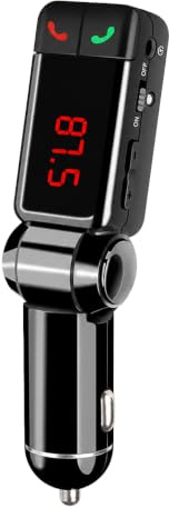 Streetwize SWBLUE5 Bluetooth/FM Transmitter - In-car Audio Adapter with USB Charging Port, FM & Music Play, Car Audio Accessory