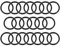 sourcing map 20 Stück O Ring Dichtung 2 mm x 4 mm x 1 mm Metrische Nitrilkautschuk Dichtungsringe Gummi für Sahnespender Poolpumpe Schnellkupplung Umfülladapter Wasserschlauch
