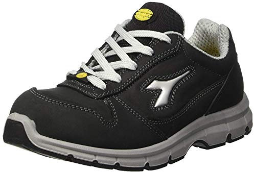 Diadora Utility Run Low S3S FO SR ESD, Scarpe Antinfortunistiche Unisex-Adulto, Nero, 38 EU