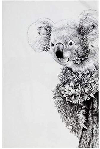 Maxwell & Williams Marini Ferlazzo Geschirrtuch mit Grüne Meeresschildkröte Motiv, 100% Indische Baumwolle, Weiß, 50 x 70 cm, Küchentuch Waschmaschinenfähig