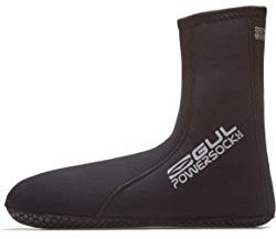 Gul 4mm Power Sock Socks - Black - Unisex - Featuring Free-Flex heel and ankle entry system and grippy Dura-Skin sole print