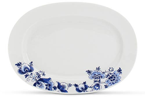 Friesland Porzellan Platte 24x16,5cm Atlantis Delfter Blau