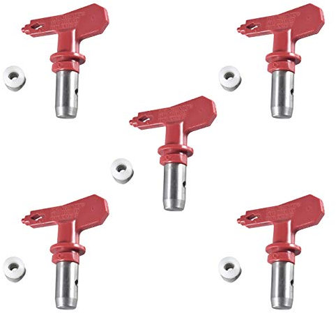 UAUS 5 * Red 517 Airless Spray Gun Tips Fit for Titan/Wagner Paint Sprayer Nozzle Titan