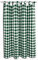 Dekoschal Karo mit Hirsch in Grün | Schlaufenschal aus hochwertigem Webware | grün-weißer Landhaus-Vorhang kariert | Blickdichte Übergardine mit 8 Schlaufen | Seitenschal Höhe x Breite 220 x 130 cm
