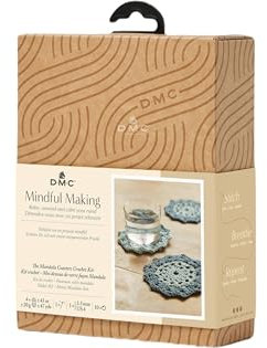 DMC - Die Mandala Untersetzer Häkelset, Niveau einfach