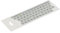 Lacerto® 14x14 mm - Autocollants français AZERTY - pour claviers PC et Ordinateur Portable - avec stratifié Mat résistant aux Rayures | French Keyboard Stickers | Couleur : argenté
