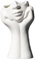 Otzoan Moderne Kreativität Vasen in Gesichtsform, Kopf Gesicht Blumenvase Statue für Wohnzimmer, Schlafzimmer, Büro (Beide Hände)