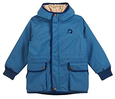 Finkid Kamu Ice 2 in 1 Kinder Outdoorparka mit herausnehmbarem Steppfutter und reflektierendem Animal Print