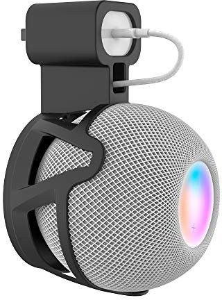 Tyeyober Wandhalter für Homepod Mini, stabile Lautsprecher-Wandhalterung für Homepod Mini, platzsparend, exzellentes Kabelmanagement ohne Kabelsalat