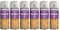 PNJB, All Purpose Yacht Varnish, Professional Gloss Finish Spray Wood Color Paint, Interior, and Exterior Surfaces, Fast Drying Sealer, Easy to Apply, Durable & Flexible Adhesion, 200ml, (6 Pcs)