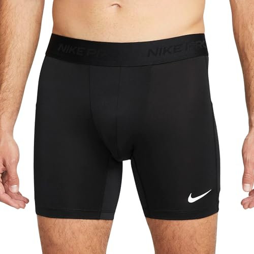 Nike Mid Thigh Length Tight M NP DF Short, Black/White, FB7958-010, L