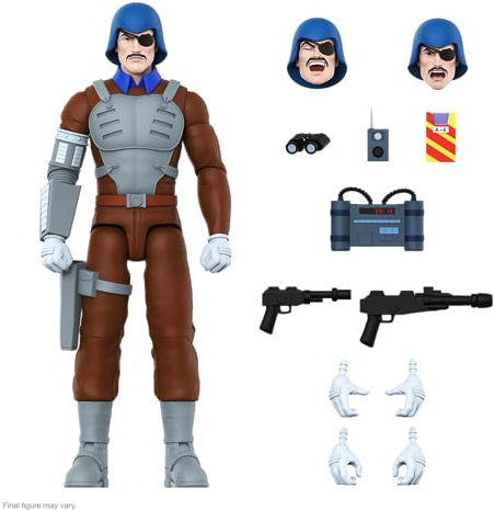 Super7 Ultimates! G.I. Joe Major Bludd - 17,8 cm große G.I. Joe Actionfigur mit Zubehör, klassischen Cartoon-Sammlerstücken und Retro-Spielzeug