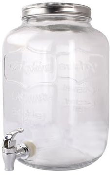 La Mediterránea Garrafa de Agua con Grifo Vidrio 4 L (6 Unidades)