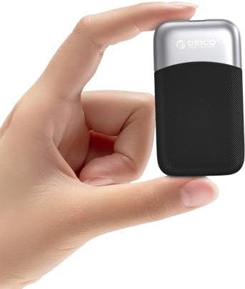 ORICO 2 TB External SSD Up to 2000MB/s, Portable Solid State Drive with 20Gbps USB C&A Cable, Reliable Storage for Type-C Smartphone, Tablets, Laptops, USB 3.2 Gen 2x2- M20