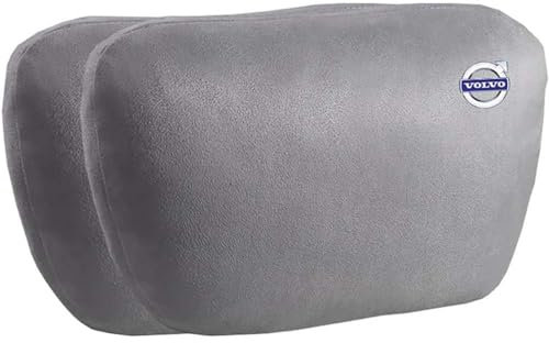 BEDPET Auto Nackenkissen, für Volvo XC90 C30 C70 V40 V60 V90 Autositz Kopfstütze Nackenstütze Kopfkissen Memory Foam Sitz Kopfstützkissen Abnehmbarer,C
