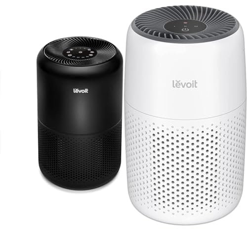 LEVOIT Air Purifiers for Home with HEPA Filter CADR 187 m³/h, 80m², Removes Dust Smoke Pollen Pet & Air Purifier for Bedroom Home, Ultra Quiet HEPA Filter Cleaner