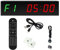 Harilla Intervall Timer Uhr, LED Fitnessstudio Timer, Stoppuhr, Einstellbare Dimmbare LED Anzeige mit Fernbedienung für Im Fitnessstudio, Sport, Grün