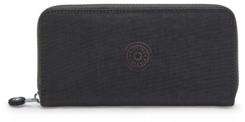 Kipling Money World Geldbörse, Black Noir, Einheitsgröße