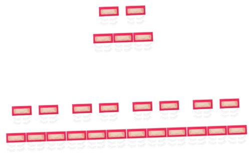 Baluue 15paires Faux Blancs Pour Cosplay Et Fibres Transparentes Pour Halloween Et Événements