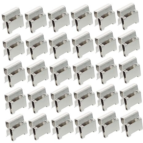 FONDOTIN 30stücke Solarkabelclips Aus Edelstahl Für Solarmodul-kabelmanagement Langlebig Und Wetterfest Zur Befestigung Unter Modulrahmen