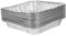 FUNOMOCYA Bandejas De Aluminio 30 Unidades Cuadradas Desechables Para Hornear Freidoras De Aire Pasteles y Tartas