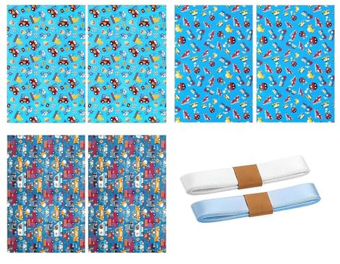 Geschenkpapier Kinder Jungen Geschenkpapier Geburtstag Polizeiauto Feuerwehrauto Krankenwagen Tractor Tiere Cartoon Auto Car Bagger Elefant Blau Geschenkpapier Kindergeburtstag Geburtstagspapier Set