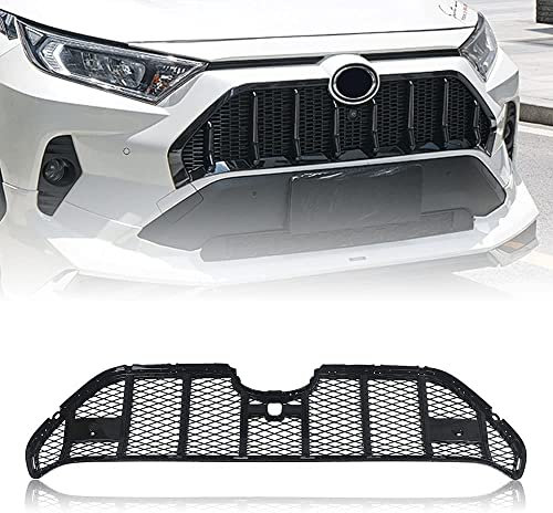 yinmeichun Kühlergrill für Toyota RAV4 2019 2020 2021, Auto Front Kühlergrille -Radiator Grille Stoßstange, Verschleißfest Wetterfest Einfach Zu Bedienen