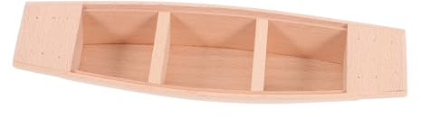 Cabilock 6 Pièces Maquette De Bateau en Bois Océan Avion De Piscine Monde Produit De Bateau De Pêche Poisson Mini Métier De Bateau Bateaux Bateau Flottant Filet Bateau FR