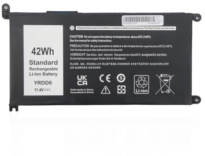 Oyomba YRDD6 Laptop Battery for Dell Inspiron 3480 3481 3482 3490 3493 3590 3593 3595 3580 3584 3585 3780 3781 3782 3785 3790 3793 5481 5482 5485 5491 Series VM732 1VX1H