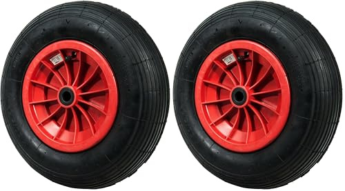Roue Gonflable 16'' 400x105 Alésage 25mm WERKA PRO (Lot de 2)