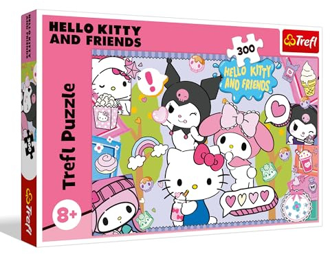 Trefl - Puzzle 300 Teile, Das verrückte Trio, Hello Kitty, 8+