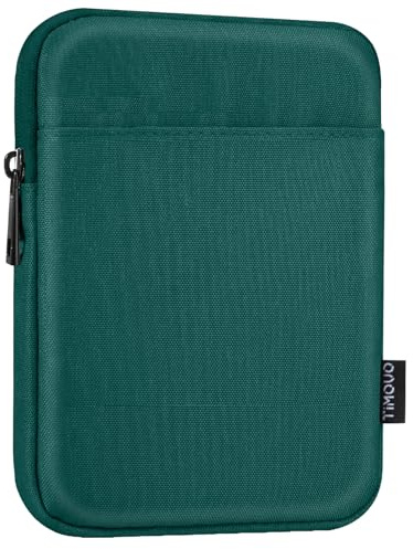 TiMOVO 6-7 Inch Sleeve Case for eReader Book, Dark Green | Compatible with Paperwhite/Colorsoft Signature Edition, Oasis & Kobo Devices Compatible, Protective Pouch Bag, Carrying Case