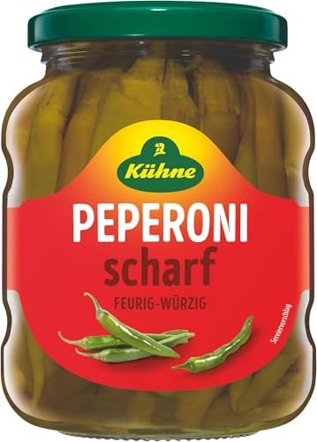 Kühne Peperoni scharf, 370ml (Packung mit 5)