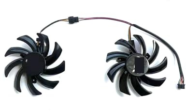 SHUAPOZ 85MM 4PIN FDC10H12S9-C FD7010H2S GPU Lüfter für Sapphire HD6850 HD6970 HD7870 2G HD7950 HD7970 XFX R9 270X 280X Grafikkarte