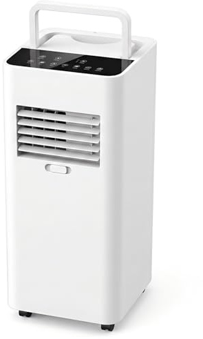 Condizionatori d'aria portatili per grandi stanze fino a 100 mq. Unità AC intelligente con ventola deumidificatore a raffreddamento rapido 30 dB modalità sleep 24 ore kit finestra ventola di