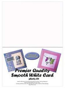 Sweet Dixie Premier Quality Smooth Card, White, Pack of 100