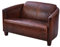 Clubsofa Rocket 2-Sitzer Echtleder Sofa Couch Vintage Cigar Leder, Dunkelbraun
