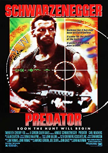 OMG Printing Filmposter Predator Arnold Schwarzenegger, A3, 280 g/m², satiniertes Fotopapier